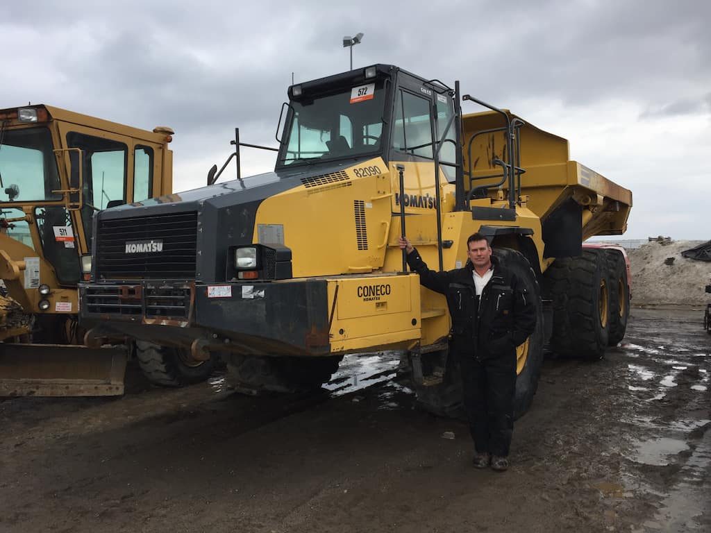 Redstone Quarries Ted Sturman Komatsu Truck